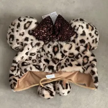 디즈니 팬캡 레오파드 무늬