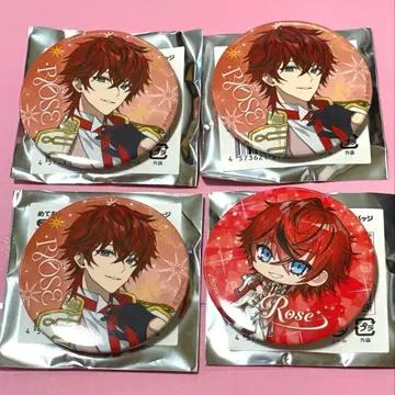 메테오라 로제 캔뱃지 4개 세트 1stAnniversary
