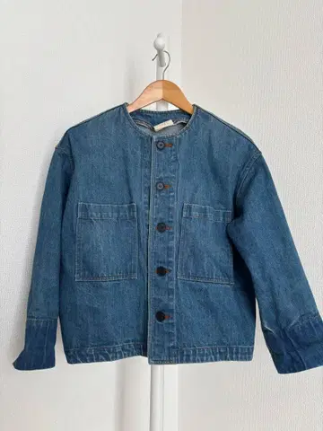 Yuni 데님 자켓 노카라