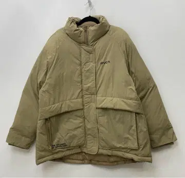 RVCA 베이지 다운 자켓 여성용 L