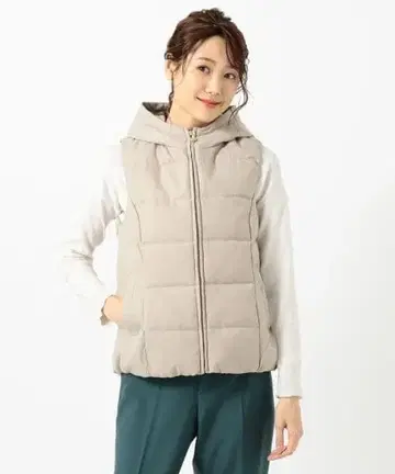 새상품 anysis 워셔블 다운 베스트