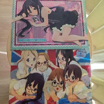 케이온! A4 클리어 파일 2장 세트