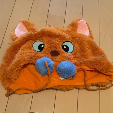 고양이 얼굴 후드 모자