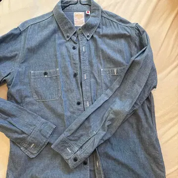 Basic Line 데님 긴팔 셔츠 일본제