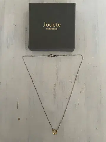 JOUETE(쥬에테) 지르코니아 서클 골드 x 실버 목걸이