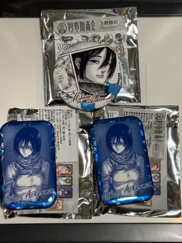 진격의 거인전 final 홍콩 한정판 캔뱃지 미카사