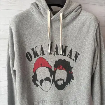 ALDIES [ OKAYAMAN ] 오카야만 풀오버 후드티 M 사이즈
