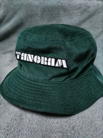 새상품급 탕그람 코듀로이 버킷햇 다크 그린