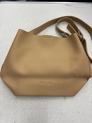 Miss Mait 베이지 토트백