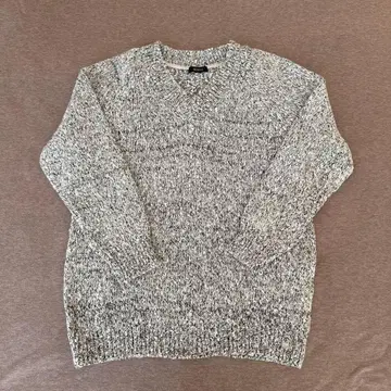 BOSCH 그레이 V넥 긴팔 니트