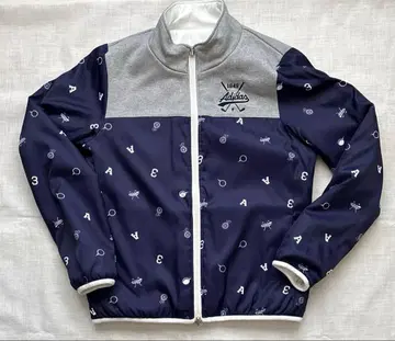 아디다스 골프 여성용 자켓 네이비 그레이 화이트 리버서블