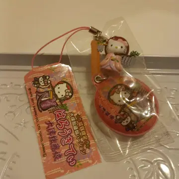 헬로키티 일본풍 아크릴 키링