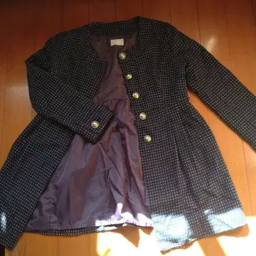 CLANE 네이비 도트 무늬 자켓 M 사이즈