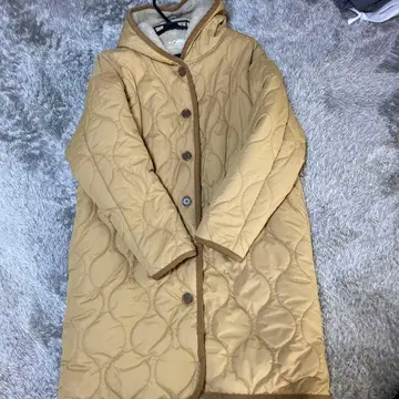 사만사 모스모스 퀼팅 보아 안감 롱 코트