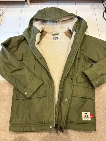 HELly Hansen 후드 부착 보아 자켓 올리브