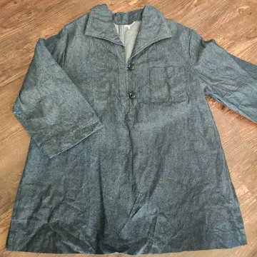 구제 의류 새상품급 풀오버 데님 셔츠 L 사이즈 70s Vintage