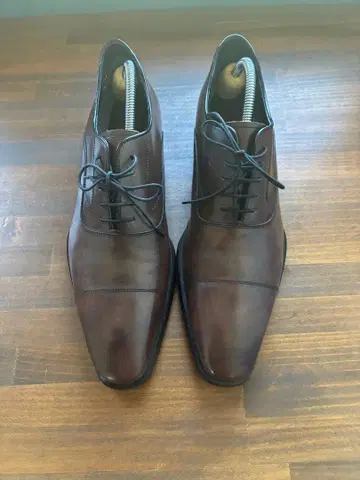 다크 브라운 가죽 드레스 슈즈