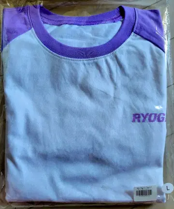 REAL? 래글런 T셔츠 [보라색] L사이즈 료가 초특급