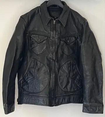 새상품 가죽 자켓 소가죽 바이크 자켓 천연 가죽 가죽 자켓 M