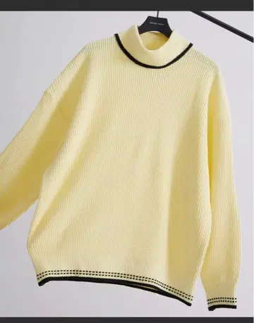 [ M 사이즈 ] UNITED TOKYO 오버 사이즈 모크넥 니트