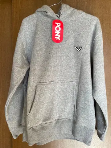 PONY P19CS01 그레이 L 후드티