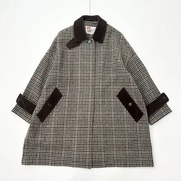 트래디셔널 웨더웨어 MALTON 히트 트위드 절개 코트