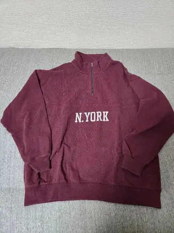 니코앤드 모듬 레트로 디자인 하프 지퍼 풀오버