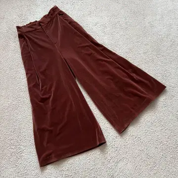 미사용 택 포함 나노 유니버스 하이웨스트 벨로아 어택 팬츠 와이드 팬츠