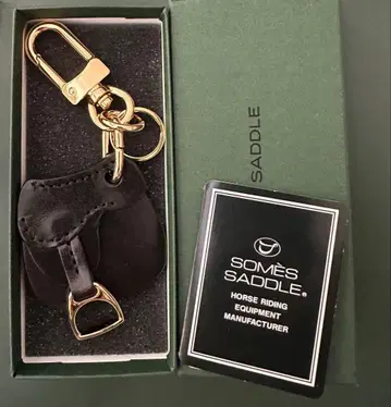 미사용 새상품 소메스 사들 키포브 스윙 키링