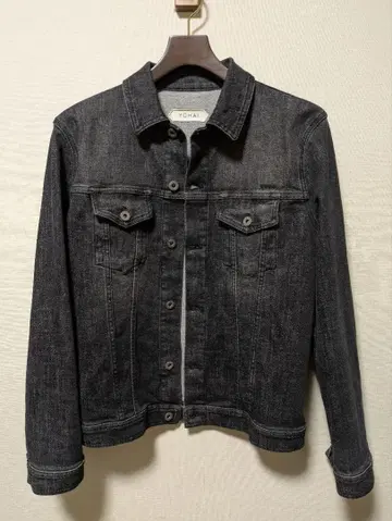 [착용 2회] YCHAI 데님 자켓 Size:46 Color:NERO