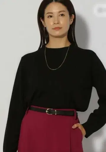 [  ] 깔끔한 하이 게이지 모크넥 풀오버 M