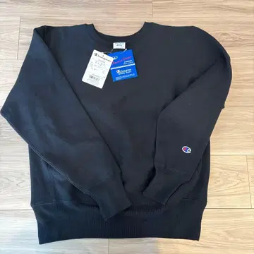 Champion Reverse Weave 스웨트 셔츠 M 블랙