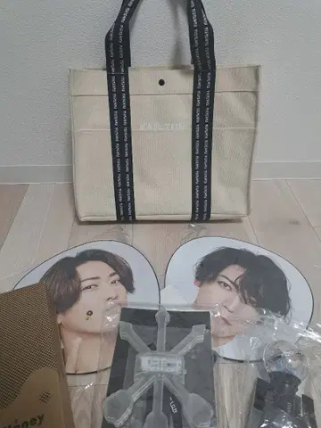 KAT-TUN 굿즈 토트백 FANTASIA 부채 응원봉 세트