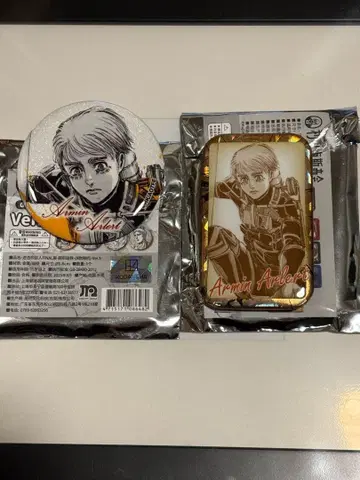 진격의 거인전 final 홍콩 한정판 캔뱃지 알민 아루레루토 마그넷