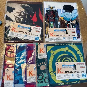 제일복권 HUNTER x HUNTER K상 타월 컬렉션 7종 세트