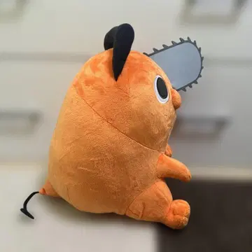 체인소 캐릭터 봉제 인형 포치타