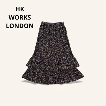 캉캉 스커트 미니 꽃무늬 롱 기장 허리밴딩 페미닌 올 패턴 캐주얼