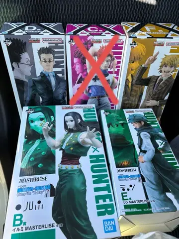 제일복권 HUNTER x HUNTER 피규어 4종 세트 덤 포함