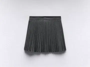 ZARA 박스 플리츠 미니 스커트