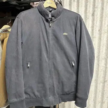 Lacoste 네이비 다운 자켓 피케 자켓 L 사이즈
