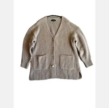 새상품급 UNTITLED 가디건 밀크티 베이지