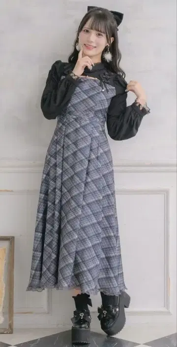 ROJITA 데콜테 트임 롱 원피스