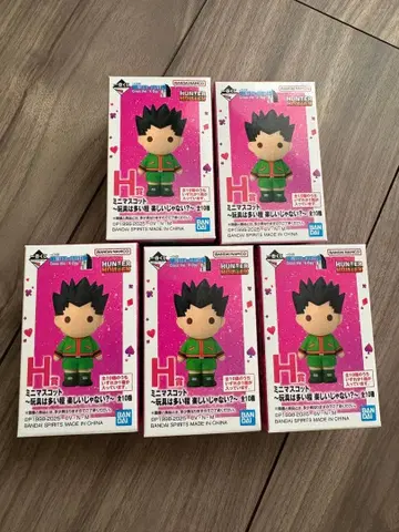 HUNTER x HUNTER 제일복권 미니 피규어 6체 세트