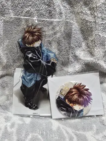 최유기 애니메이트 복권 콩 손오공 아크릴 스탠드, 캔뱃지 세트