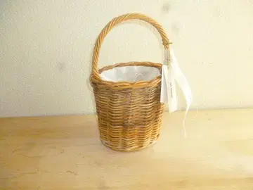 라탄 소형 바스켓백