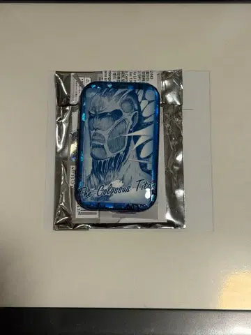 진격의 거인전 final 홍콩 한정판 캔뱃지 초 대형 거인