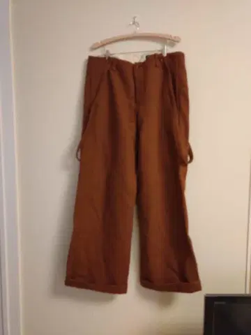 JOURNAL STANDARD 브라운 울 팬츠 서스펜더 포함