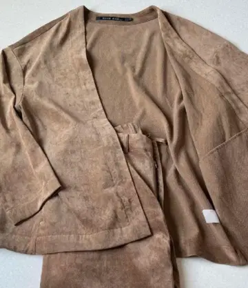 nico and - 스웨이드 터치 원마일 셋업 상하의 세트