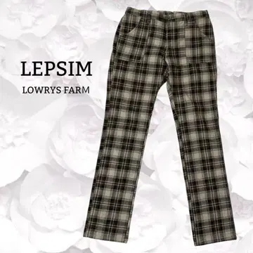 [ 렙심 로리즈팜 ] 팬츠/하의 [ M~L ] 베이지 체크