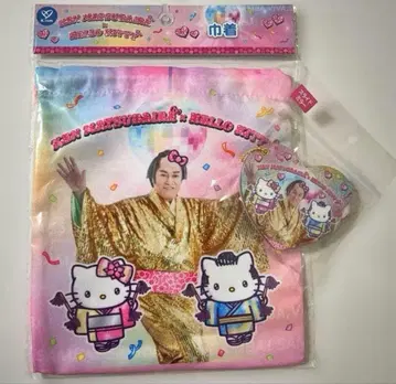 마츠켄 삼바 x 헬로키티 거울 포함 키링 복조리